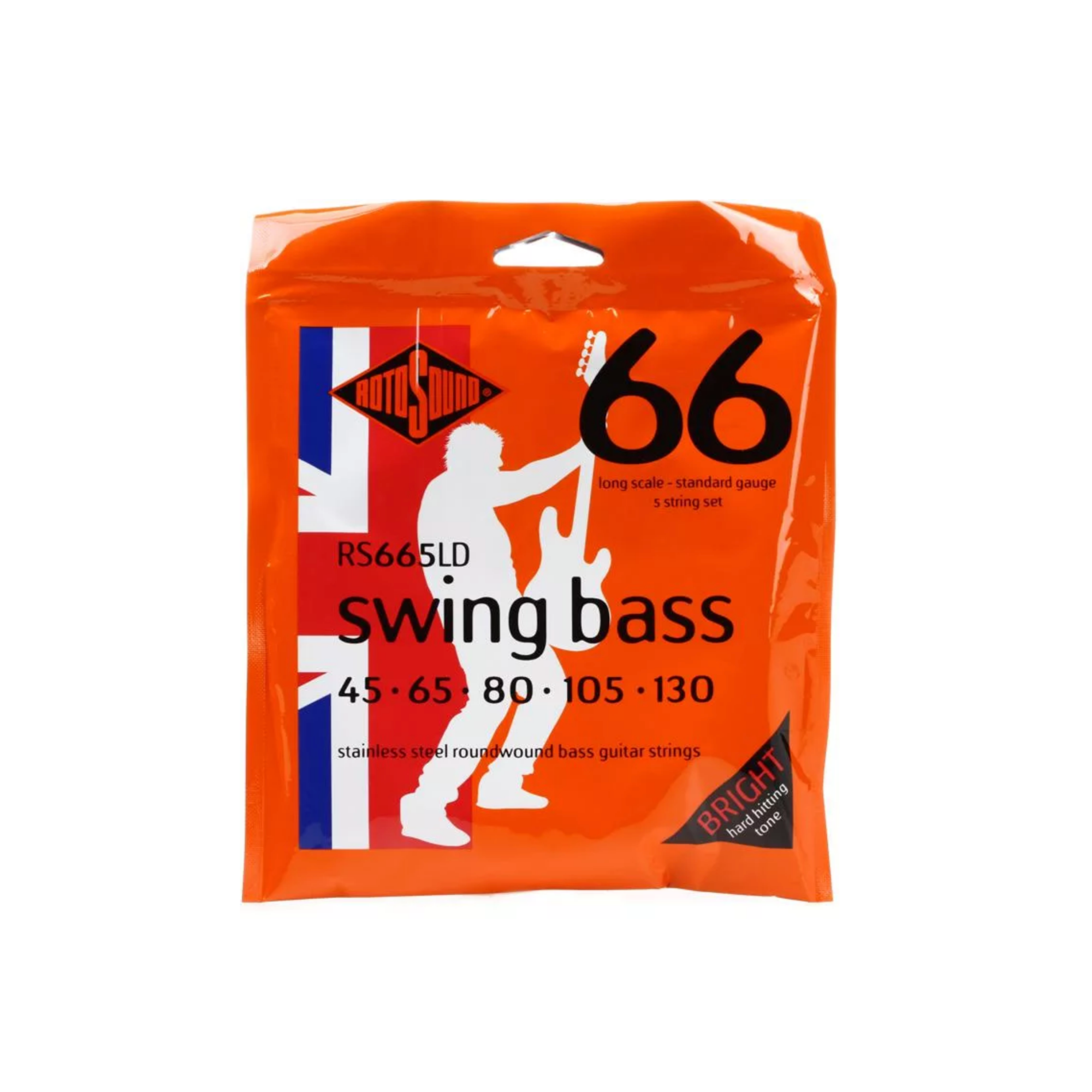 Rotosound Swing Bass 66 Bass Guitar Strings (5-String Set)